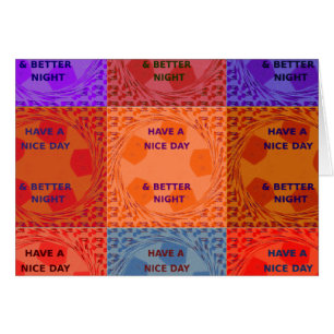 Wenskaart horizontale Sjabloon