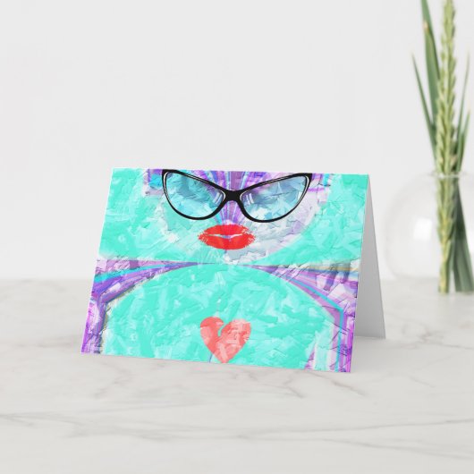 Wenskaart horizontale Sjabloon (Voorkant)