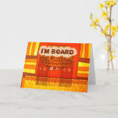 Wenskaart horizontale Sjabloon (Gele Bloem)