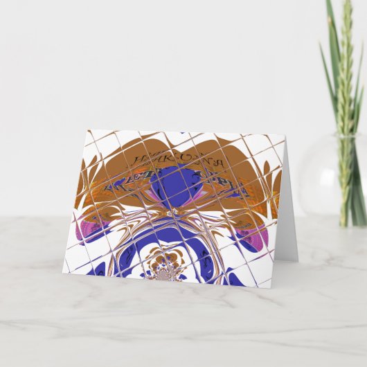 Wenskaart horizontale Sjabloon (Voorkant)