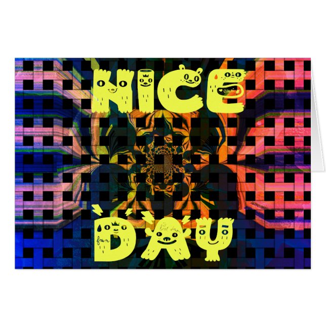 Wenskaart horizontale Sjabloon (Voorkant Horizontaal)