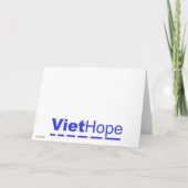 WENSKAART: "Huis" door Ya Hieu (2de rang) Kaart (Achterkant)