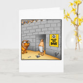 Wenskaart Humor bij pensionering Kaart (Gele Bloem)