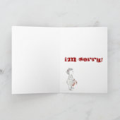 Wenskaart I van januari Shackelford ben Droevig Kaart (Binnen)