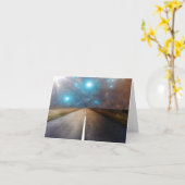 Wenskaart Inspirerend notering - Weg Kaart (Gele Bloem)