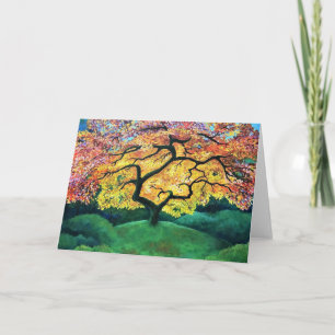 Wenskaart Japanse apelboom Kaart