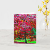 Wenskaart Japanse paardenboom Kaart (Gele Bloem)