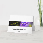 Wenskaart - Jazz in de namiddag Kaart (Achterkant)