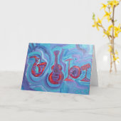 Wenskaart - Jazz in de namiddag Kaart (Gele Bloem)