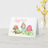Wenskaart Jiggle Bells Kaart (Gele Bloem)