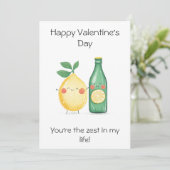 Wenskaart – Jij bent de Zest in Mijn Leven! Kaart (Staand voorkant)