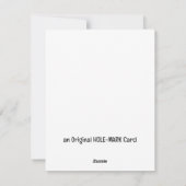 WENSKAART - JUBILEUM KAART - FUNNY CARD (Achterkant)