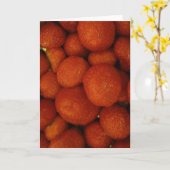 Wenskaart Juicy Strawberries Kaart (Gele Bloem)