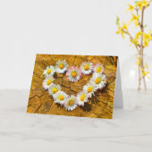 Wenskaart Kaart (Gele Bloem)