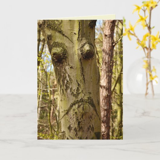 wenskaart kaart (Gele Bloem)