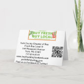 Wenskaart Kaart (Achterkant)