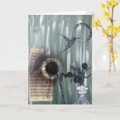 Wenskaart Kaart (Gele Bloem)