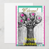 Wenskaart Kaart (Voorkant / Achterkant)