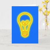 Wenskaart Kaart (Gele Bloem)