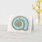 Wenskaart Kaart (Gele Bloem)