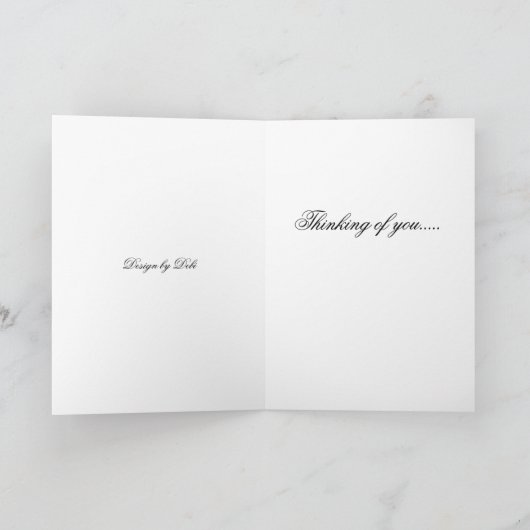 Wenskaart Kaart (Binnen)