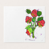 wenskaart kaart (Buitenkant ongevouwen)