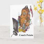 Wenskaart Kaart (Gele Bloem)