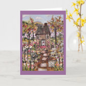 wenskaart kaart (Gele Bloem)