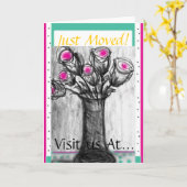 Wenskaart Kaart (Gele Bloem)