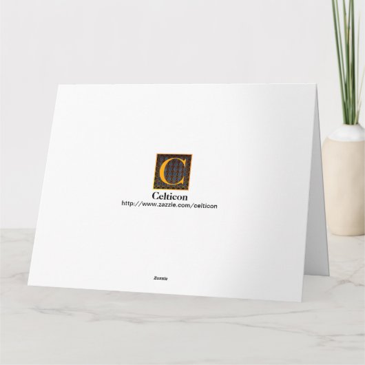 Wenskaart Kaart (Achterkant)