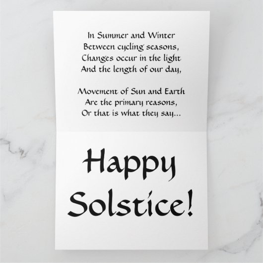 Wenskaart Kaart (Binnen)