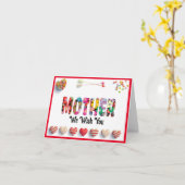 Wenskaart Kaart (Gele Bloem)