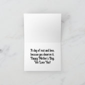 Wenskaart Kaart (Binnen)