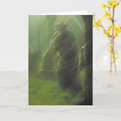 Wenskaart Kaart (Gele Bloem)