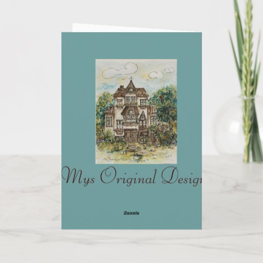 wenskaart kaart (Achterkant)