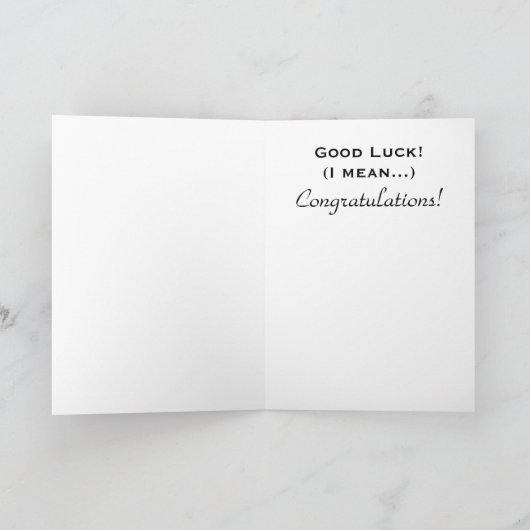 Wenskaart Kaart (Binnen)