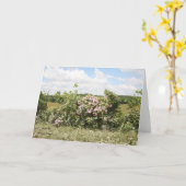 Wenskaart Kaart (Gele Bloem)