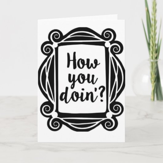 Wenskaart Kaart (Voorkant)