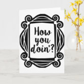 Wenskaart Kaart (Gele Bloem)