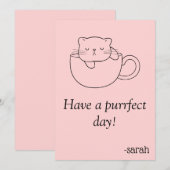 Wenskaart Kaart (Voorkant / Achterkant)