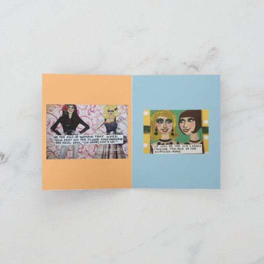 Wenskaart Kaart (Binnen)