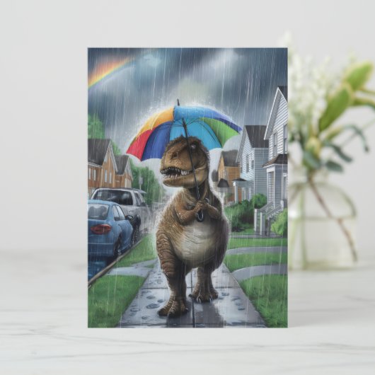 Wenskaart. Kaart (Staand voorkant)