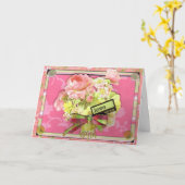 wenskaart kaart (Gele Bloem)