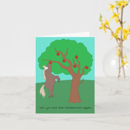 Wenskaart Kaart (Gele Bloem)