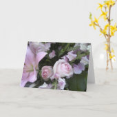 wenskaart kaart (Gele Bloem)