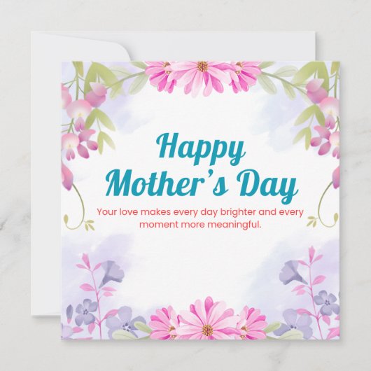 Wenskaart Kaart (Voorkant)