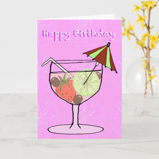 Wenskaart Kaart (Gele Bloem)