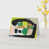 Wenskaart Kaart (Gele Bloem)