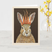 Wenskaart Kaart (Gele Bloem)