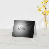 Wenskaart Kaart (Gele Bloem)